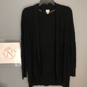 black andeauy cardigan